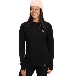 evo Heavyweight Merino Wool Crew Top - Women's-Women Base Layers|Snow Clothing
