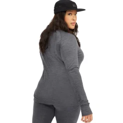 evo Ridgetop Merino Wool Midweight Crew Top - Women's-Women Base Layers|Snow Clothing
