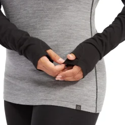 evo Ridgetop Merino Wool Midweight High Neck Top - Women's-Women Base Layers|Snow Clothing