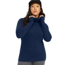 evo Ridgetop Merino Wool Midweight High Neck Top - Women's-Women Base Layers|Snow Clothing