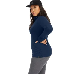 evo Ridgetop Merino Wool Midweight High Neck Top - Women's-Women Base Layers|Snow Clothing