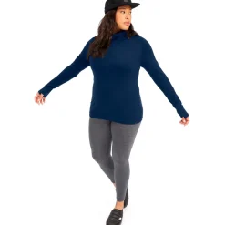 evo Ridgetop Merino Wool Midweight High Neck Top - Women's-Women Base Layers|Snow Clothing