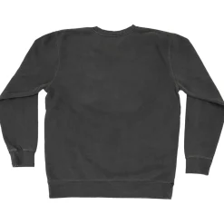 evo x NST Embroidered Pigment Dyed Crew Neck Sweatshirt - Unisex-Women Casual Clothing|Sweatshirts & Fleece