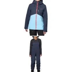 Flylow Billie Coat + Moxie Bibs - Women's 2024-Women Snow Clothing|Jacket & Pant Sets