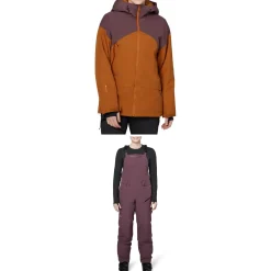 Flylow Sarah Jacket + Kimberly Bibs - Women's 2024-Women Snow Clothing|Jacket & Pant Sets