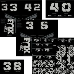 Fox Shox Fox Racing Custom Fork and Shock Decal Kit- Frame Protection