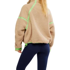 Free People Mountain High 1/2 Zip Pullover - Women's-Women Casual Clothing|Sweatshirts & Fleece