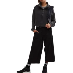 Free People So Fly Henley Layer Coddy Top - Women's-Women Casual Clothing|Tops & Shirts