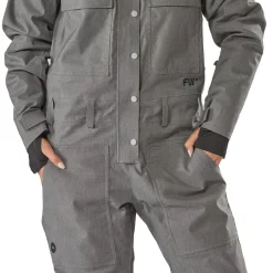 FW Catalyst 2L Insulated Denim One-Piece - Women's-Women Snow Clothing|One-Piece Snowsuits