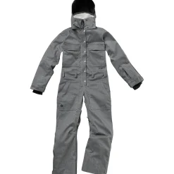 FW Catalyst 2L Insulated Denim One-Piece - Women's-Women Snow Clothing|One-Piece Snowsuits