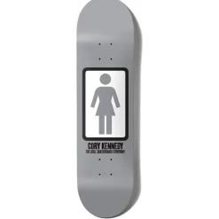 Girl Kennedy OG Black White 8.25 Skateboard Deck- Decks