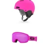 Giro Crue MIPS Helmet + Stomp Goggles - Kids'-Kids Helmets|Helmets