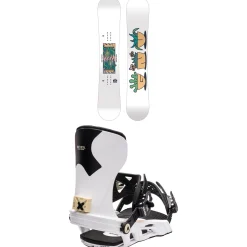 GNU Asym Velvet C2 Snowboard + Bent Metal Stylist Snowboard Bindings - Women's 2024- Snowboards With Bindings|Snowboard Packages