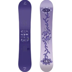 GNU Asym Velvet C2 Snowboard + Bent Metal Metta Snowboard Bindings - Women's 2025- Snowboards With Bindings|Snowboard Packages