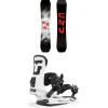 GNU Young Money C2E Snowboard + Union Cadet Pro Snowboard Bindings - Kids' 2025-Kids Kids Snowboard Packages|Snowboard Packages