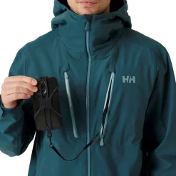Helly Hansen Alpha 3L Long Shell Jacket - Men's- Snow Clothing|Shell Jackets