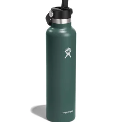 Hydro Flask 24oz Standard Mouth Flex Straw Cap Water Bottle-Women Active Clothing|Active Clothing
