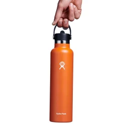 Hydro Flask 24oz Standard Mouth Flex Straw Cap Water Bottle-Women Active Clothing|Active Clothing