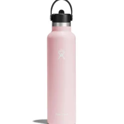 Hydro Flask 24oz Standard Mouth Flex Straw Cap Water Bottle-Women Active Clothing|Active Clothing