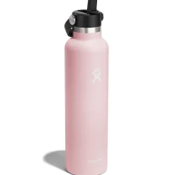 Hydro Flask 24oz Standard Mouth Flex Straw Cap Water Bottle-Women Active Clothing|Active Clothing