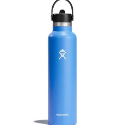 Hydro Flask 24oz Standard Mouth Flex Straw Cap Water Bottle-Women Active Clothing|Active Clothing