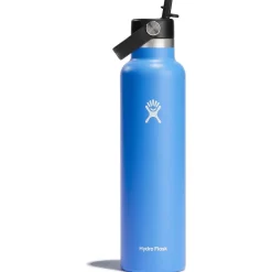 Hydro Flask 24oz Standard Mouth Flex Straw Cap Water Bottle-Women Active Clothing|Active Clothing