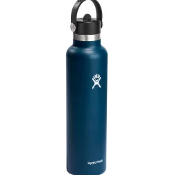Hydro Flask 24oz Standard Mouth Flex Straw Cap Water Bottle-Women Active Clothing|Active Clothing