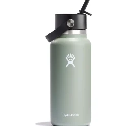 Hydro Flask 32oz Wide Mouth Flex Straw Cap Water Bottle-Women Active Clothing|Active Clothing