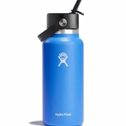Hydro Flask 32oz Wide Mouth Flex Straw Cap Water Bottle-Women Active Clothing|Active Clothing