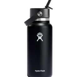 Hydro Flask 32oz Wide Mouth Flex Straw Cap Water Bottle-Women Active Clothing|Active Clothing
