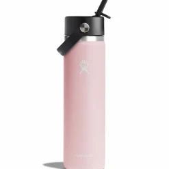 Hydro Flask 24oz Wide Mouth Flex Straw Cap Water Bottle-Women Active Clothing|Active Clothing