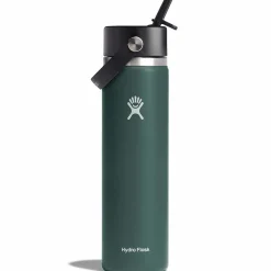 Hydro Flask 24oz Wide Mouth Flex Straw Cap Water Bottle-Women Active Clothing|Active Clothing