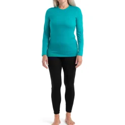 Icebreaker 200 Oasis Base Layer Crew Top - Women's-Women Base Layers|Snow Clothing