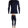 Icebreaker 200 Oasis Long Sleeve Crew Top + Sonebula Leggings 2022- Base Layers|Snow Clothing