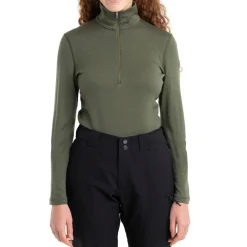 Icebreaker 260 Tech Long Sleeve Half Zip Top - Women's-Women Base Layers|Snow Clothing
