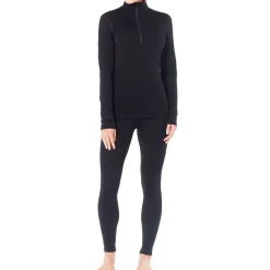 Icebreaker 260 Tech Long Sleeve Half Zip Top - Women's-Women Base Layers|Snow Clothing