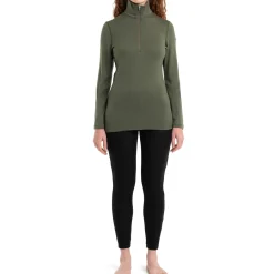 Icebreaker 260 Tech Long Sleeve Half Zip Top - Women's-Women Base Layers|Snow Clothing