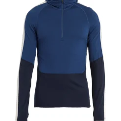 Icebreaker Merino 200 Sonebula Long-Sleeve Half Zip Hoodie - Men's- Base Layers|Snow Clothing
