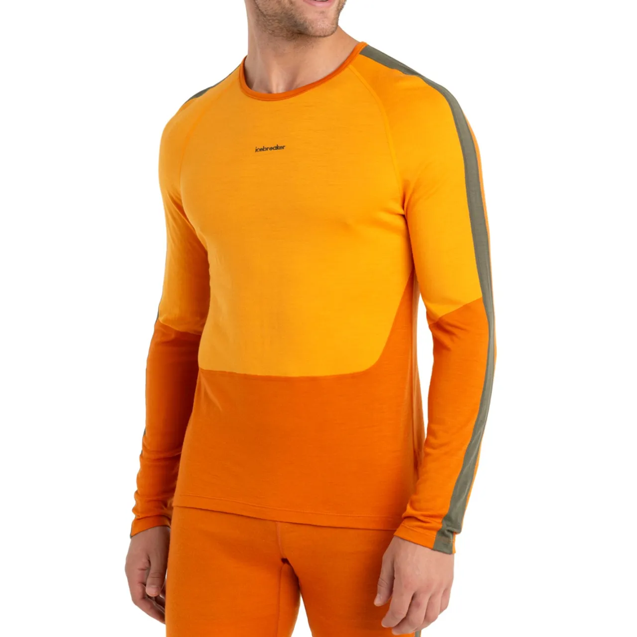 Icebreaker Merino 200 Sonebula Long-Sleeve Crew Top - Men's- Base Layers|Snow Clothing