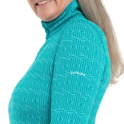 Icebreaker Merino 260 Vertex Long-Sleeve Half Zip Top - Women's-Women Base Layers|Snow Clothing