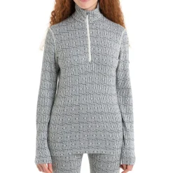 Icebreaker Merino 260 Vertex Long-Sleeve Half Zip Top - Women's-Women Base Layers|Snow Clothing