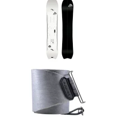 Jones Ultralight Stratos Splitboard + Nomad Pro Quick Tension Tail Clip Splitboard Skins 2025- Splitboard Packages|Snowboard Packages