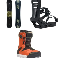 K2 Afterblack Snowboard + Formula Snowboard Bindings  + Overdraft Snowboard Boots 2025- Snowboards, Bindings & Boots|Snowboard Packages