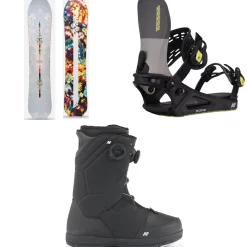K2 Almanac Snowboard + Bond Snowboard Bindings + Maysis Snowboard Boots 2025- Snowboards, Bindings & Boots|Snowboard Packages