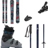 K2 Dreamweaver Skis + Atomic Colt 7 GW Ski Bindings + Reverb Ski Boots + evo Lil Send'r Adjustable Ski Poles + evo Sessel Helmet + Goggle Combo - Kids'-Kids Skis|Kids Ski Packages