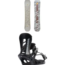 K2 Gateway Pop Snowboard + Sonic Snowboard Bindings 2025- Snowboards With Bindings|Snowboard Packages
