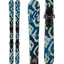 K2 Indy Skis + FDT 4.5 Bindings + Indy 2 Ski Boots + evo Sessel Helmet + Goggle Combo - Kids'-Kids Skis|Kids Ski Packages