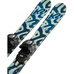 K2 Indy Skis + FDT 4.5 Bindings + Indy 2 Ski Boots + evo Sessel Helmet + Goggle Combo - Kids'-Kids Skis|Kids Ski Packages