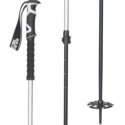 K2 Lockjaw Aluminum EVA Adjustable Ski Poles 2025- Backcountry Skiing|Ski Poles