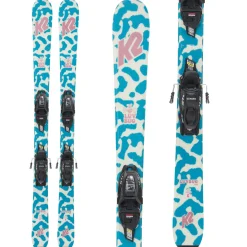 K2 Luv Bug Skis + FDT 7.0 Bindings - Kids' 2024-Kids Skis|Kids Ski Packages